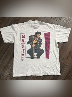 Vintage 1994 Marty Stuart Tour Tee Winterland Single Stitch Made In USA Men’s XL